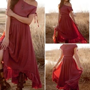 GIA DRESS IN MESA ROSE